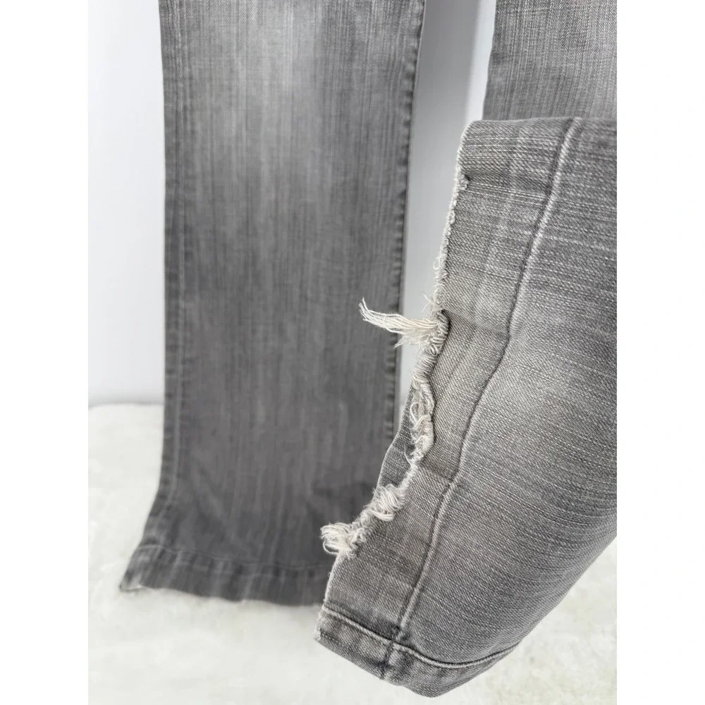 7 For All Mankind Dojo Jeans Gray Womens 28‎